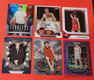 MATAS BUZELIS Autograph ROOKIE CARD +INSTANT RC #d1/407 + PURPLE PRIZM RC BULLS - Picture 1 of 13
