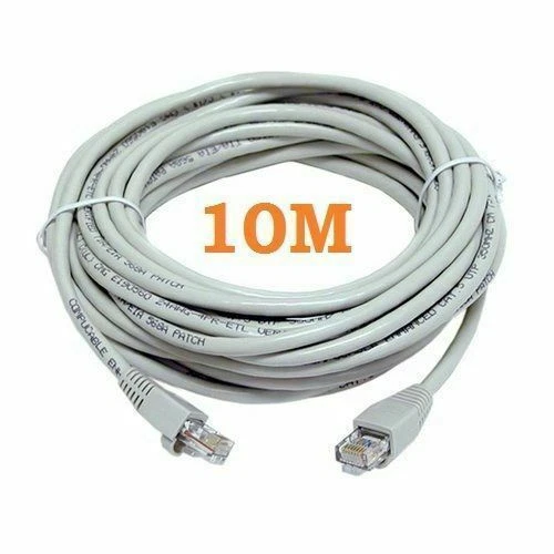 ETHERNET CABLE RJ45 NETWORK FAST INTERNET LEAD PREMIUM SPEED CAT5E 10 METER - Image 1 of 1