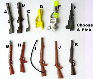 Playmobil Rifles , Space Guns, Musket, Bayonet - Accessories - Choose & Pick