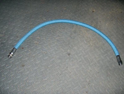 35"long pharm grade flex mesh Hose w/ stainless steel fittings - Image 1 of 3