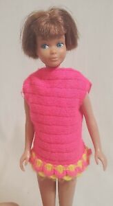 Vintage 1963 Skipper Dolls Barbies Little Sister & Mattel Dress Clothes Old Toy