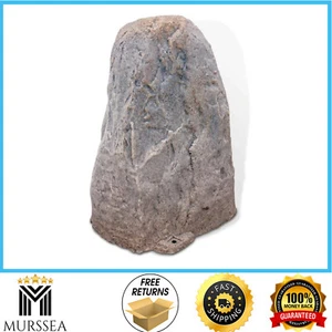 Plastic Fake Rock Cover Gray Concealing Lawn Pipe Well Pump Hide Landscape Decor - Picture 1 of 5