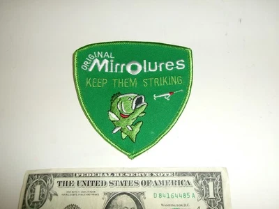 Винтажная Mirr O Приманка Вышитая Нашивка Рыбалка - Б/у (?) - Изображение 1 из 3