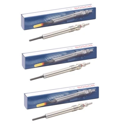 Bosch Glow Plugs Set 3X 0250403009 for VW Seat Audi Skoda 04L963319E 04L963319 - Image 1 of 3
