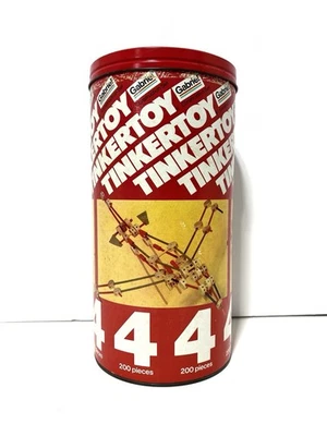 Vintage Gabriel Tinkertoy Set 30040 With 226 Pieces - Image 1 of 4