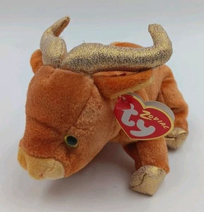 Ty Zodiac Beabie Babby RITIRATO - THE OX Chinese (6 pollici) ottime condizioni spedizione veloce! - Foto 1 di 8