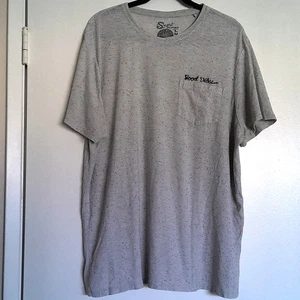 Lucky Brand Herren T-Shirt Snow Heather grau mit Good Vibes Tasche EUC Gr. XXL - Bild 1 von 3