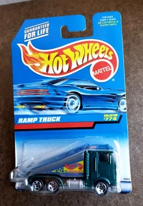 1998 Hot Wheel RAMP TRUCK Dark Green #392 MAINLINE SERIES #15233 1:64 5 SP CHINA - Bild 1 von 16