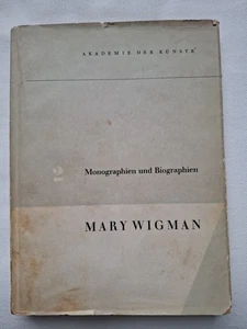 Monographien und Biographien Mary Wigman  Antiquariat mit Widmung von M. Wigman - Bild 1 von 11