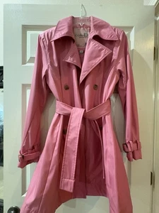Cole B Sport Women’s Pink Trench Coach Size Medium - Picture 1 of 6