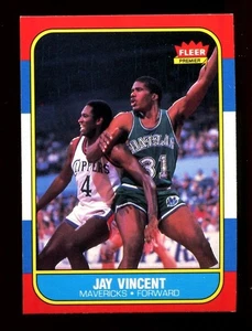 1986 Fleer #118 Jay Vincent Set Break - Picture 1 of 2