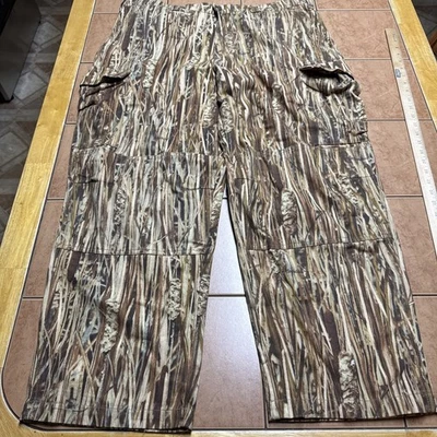 Avery Pants Mens Sz XL 38/40 x 30 Double Knee Cargo Marsh Grass Camo Hunting NEW - Image 1 of 4