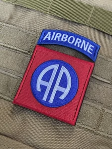 82nd Airborne Division Tactical Patch Hook Loop Color - Bild 1 von 4
