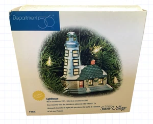 Faro Villaggio Neve Natale Dept 56 1987-88 #5030-0 Accessorio Non Testato - Foto 1 di 7