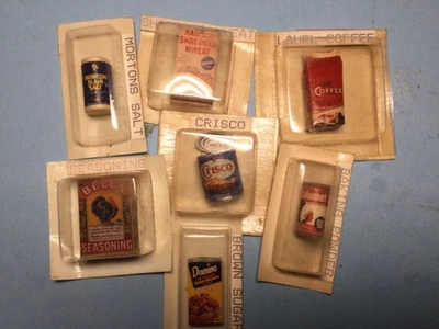 7 Super Duplicates of Groceries Items made by Retired Wright Guide - Image 1 of 3