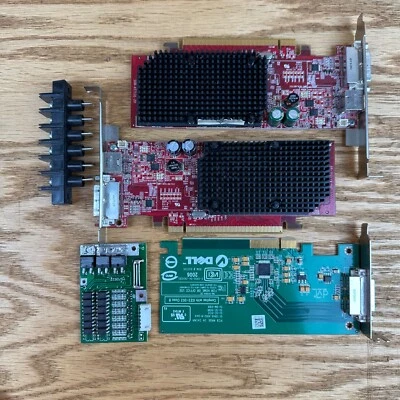 Lot ATI 128MB ATI-102-A771(B) Video Graphics Card Low Profile Dell 780 755 + - Image 1 of 4