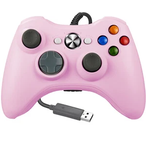 USB Wired Gamepad Joypad Controller For Microsoft Xbox 360 Slim PC Video Game US - Picture 1 of 12