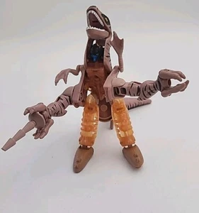 Vintage 90s Transformers Dinobot Beast Wars Maximal Raptor Dinosaur Incomplete - Picture 1 of 9