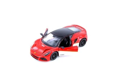 5456  Kinsmart. 1:34 - Lotus Emira - 5" Diecast Cars. Red Color (No window box) - Image 1 of 4