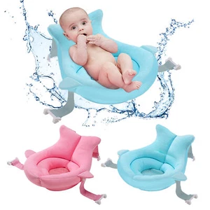 Baby Shower Bath Tub Pad Non-Slip Bathtub Mat Support Cushion Foldable Pillow - Picture 1 of 14