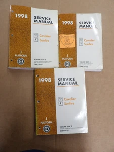 1999 CHEVROLET CAVALIER SUNFIRE J-PLATFORM SERVICE MANUAL VOL 1-3 - Picture 1 of 13