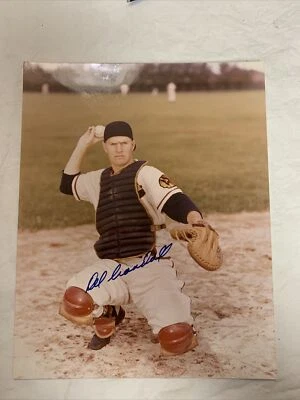 FOTO 8X10 FIRMADA AUTOGRAFIADA POR DEL CRANDALL MILWAUKEE BRAVES Foto 1 de 2