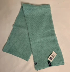 Gap Womens Mohair Nylon Blend Long Scarf 8"x73" Seafoam Green Super Soft Cozy - Picture 1 of 7