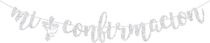Mi Confirmación Banner, Holy Confirmation Decorations, Wedding, Bridal Shower, G - Picture 1 of 12
