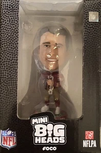 Brock Purdy & Christian McCaffrey SF 49ers Field Stripe Mini Bighead Bobbleheads - Picture 1 of 2