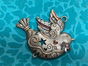 Vintage Konvolut vier (4) Anstecknadeln/Anhänger - Modeschmuck - Bild 1 von 9
