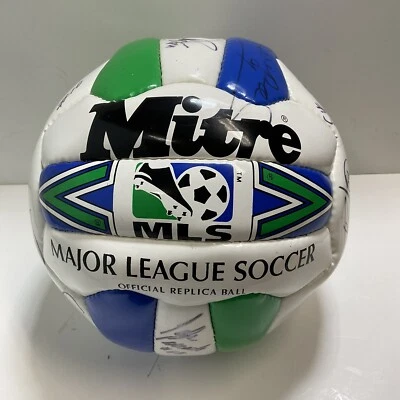 LA Galaxy 1996 Inaugural Team 18Signatures Soccer Ball PSA Certification#AM06596 - Image 1 of 4