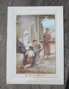 La Sainte Famille : Chromo Cadre à Poser ou Suspendre ! - Picture 1 of 2