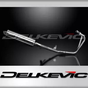 HONDA CB500 CB500S SPORT 94-03 FULL EXHAUST SYSTEM 450mm STAINLESS OVAL SILENCER - Picture 1 of 4