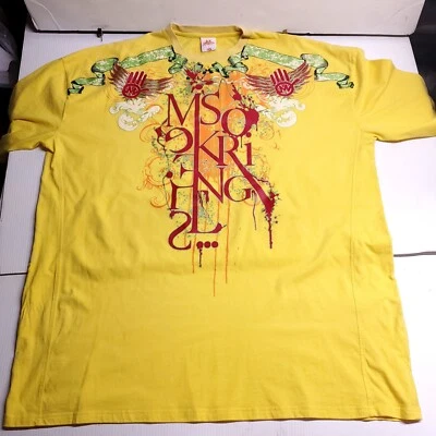 Camisa Miskeen Para Hombres 5XL Amarilla Originales Ropa de Calle Camiseta Gráfica Informal Adulto  Foto 1 de 4