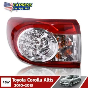 Left Outer Tail Lights Lamp Assembly Fits Toyota Corolla Altis Sedan 2010-2013 - Picture 1 of 8