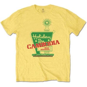 Dead Kennedys T-Shirt Urlaub in Kambodscha Rockband offiziell neu gelb - Bild 1 von 4
