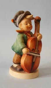 Hummel, "Sweet Music", Boy with Cello, vintage figurine by Goebel - Picture 1 of 2