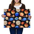 A2 - Planet Solar System Space Planets Poster 59.4X42cm280gsm #13135
