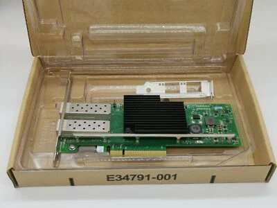 Dell X710-DA2 10Gb/s PCI-E Dual Port SFP+ CNA Network Adapter 5N7Y5  Y5M7N - Image 1 of 4