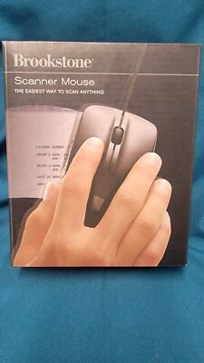 Brookstone Scanner Mouse Easiest Way to Scan Anything OCR Technology New Nob - Image 1 of 4