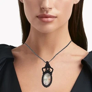 Sunstone Macrame Necklace Handmade Natural Bohemian Crystal Choker Healing - Picture 1 of 10