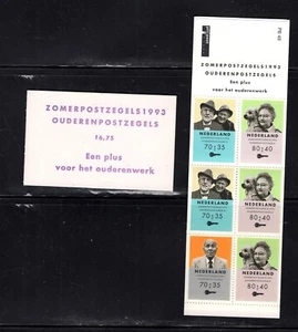 Netherlands #PB48 (1993 Seniors Charity booklet with #B673b) VFMNH CV €8.00 - Picture 1 of 1