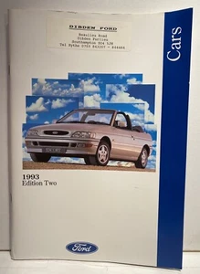 1993 Ford Cars UK Full Line Sales Brochure Edition Two: Escort Mondeo Scorpio - Picture 1 of 9