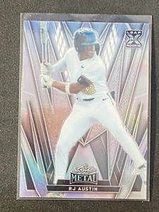 2024 Hoja Metal RJ AUSTIN Plata Refractor 79/185 Novato - Imagen 1 de 1