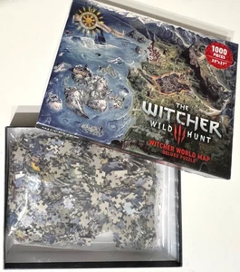 DARK HORSE JUL180514 The Witcher 3: Wild Hunt World Map 1000pc Deluxe Puzzle - Picture 1 of 4