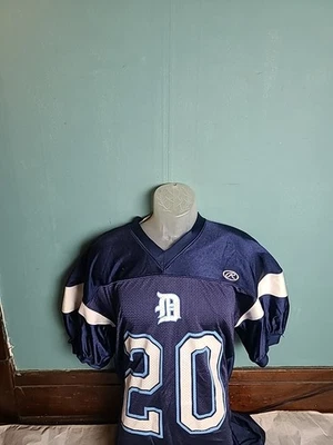 Camiseta de fútbol vintage de nailon Rawlings High School #20 azul adulto grande L  Foto 1 de 4