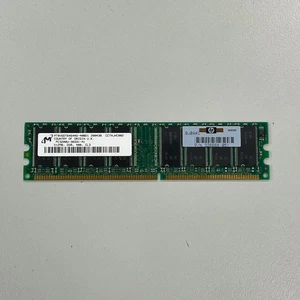 Micron 512MB DDR1 RAM PC 3200 200Mhz CL3 2.5V Non-ECC DIMM MT8VDDT646AG-40BD1 - Picture 1 of 4
