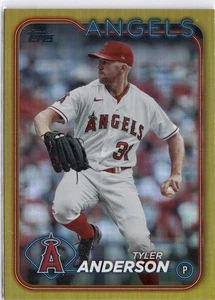 2024 Topps #248 Tyler Anderson Gold Foil - Picture 1 of 2