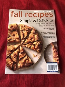 Martha Stewart Magazine Fall Recipes 2025 Simple & Delicious - Picture 1 of 3