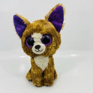 TY Beanie Boos Dexter the Brown Chihuahua Brown Regular 15cm March 9th No Tag - Picture 1 of 7